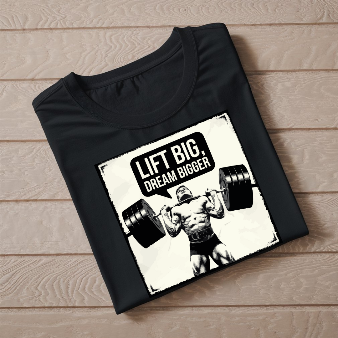 Lift Big, Dream Bigger! Unisex T-Shirt